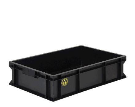 CONDUCTIVE ESD PLASTIC BOX (60x400x145)