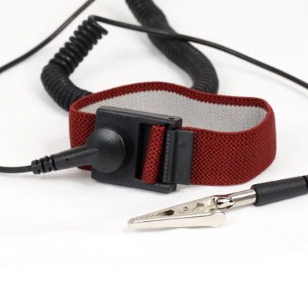 ESD Antistatic Wristband Set - Burgundy