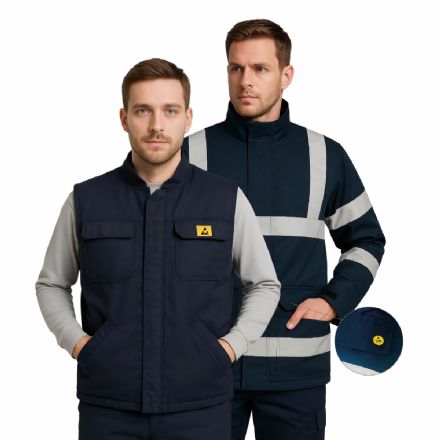 Antistatic and ESD Reflective Jacket / West
