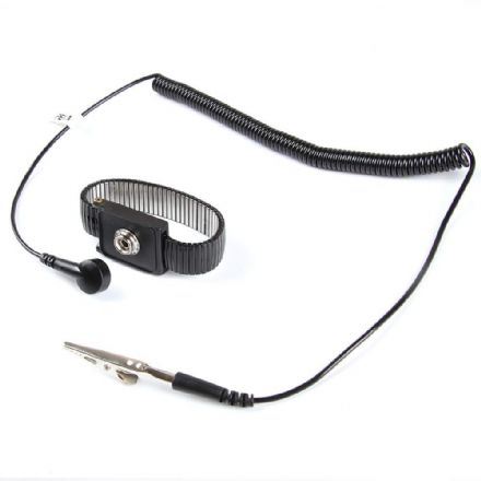 ESD Antistatic Metal Bracelet Set - Black