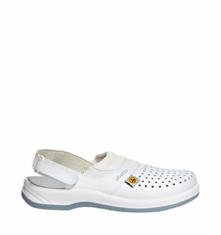 Ababa Antistatic ESD Slippers White (Arrow)